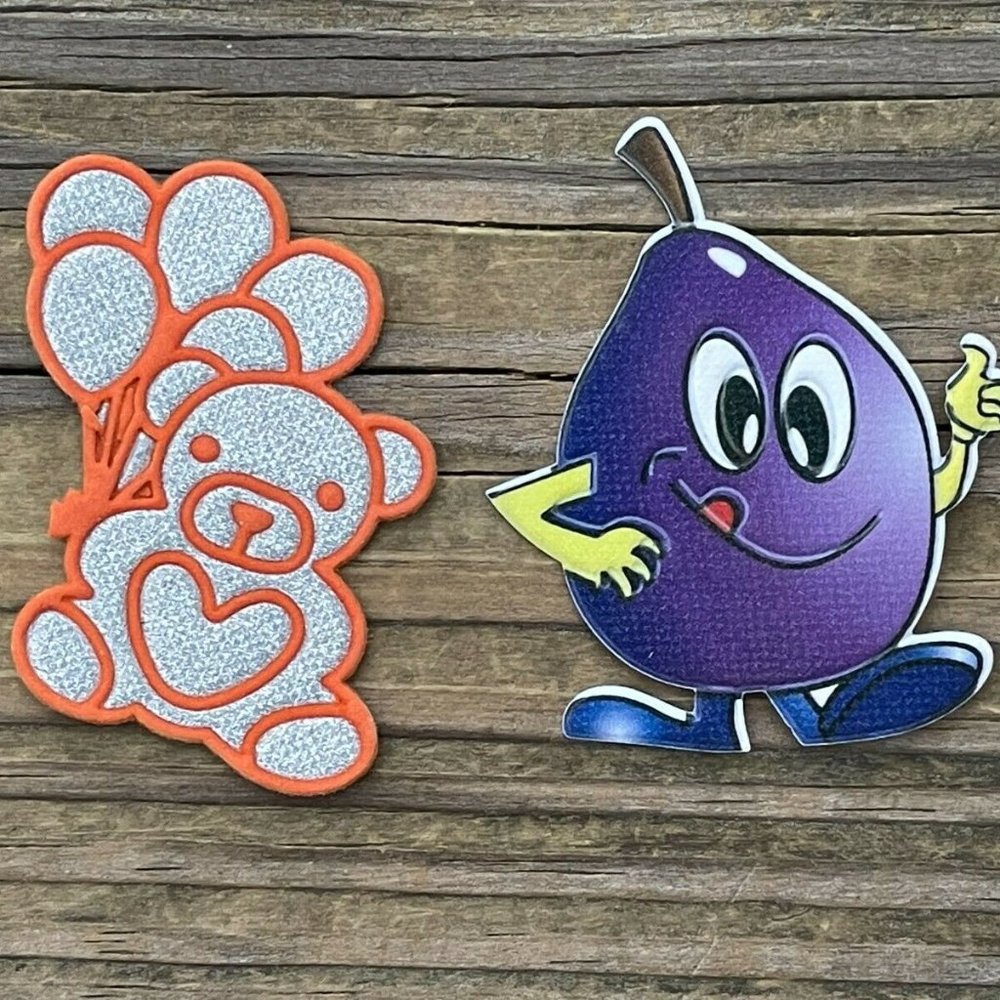 Iron On Patches Lot of 2 Applique Patches For Clothes Craft Jacket Patches X2